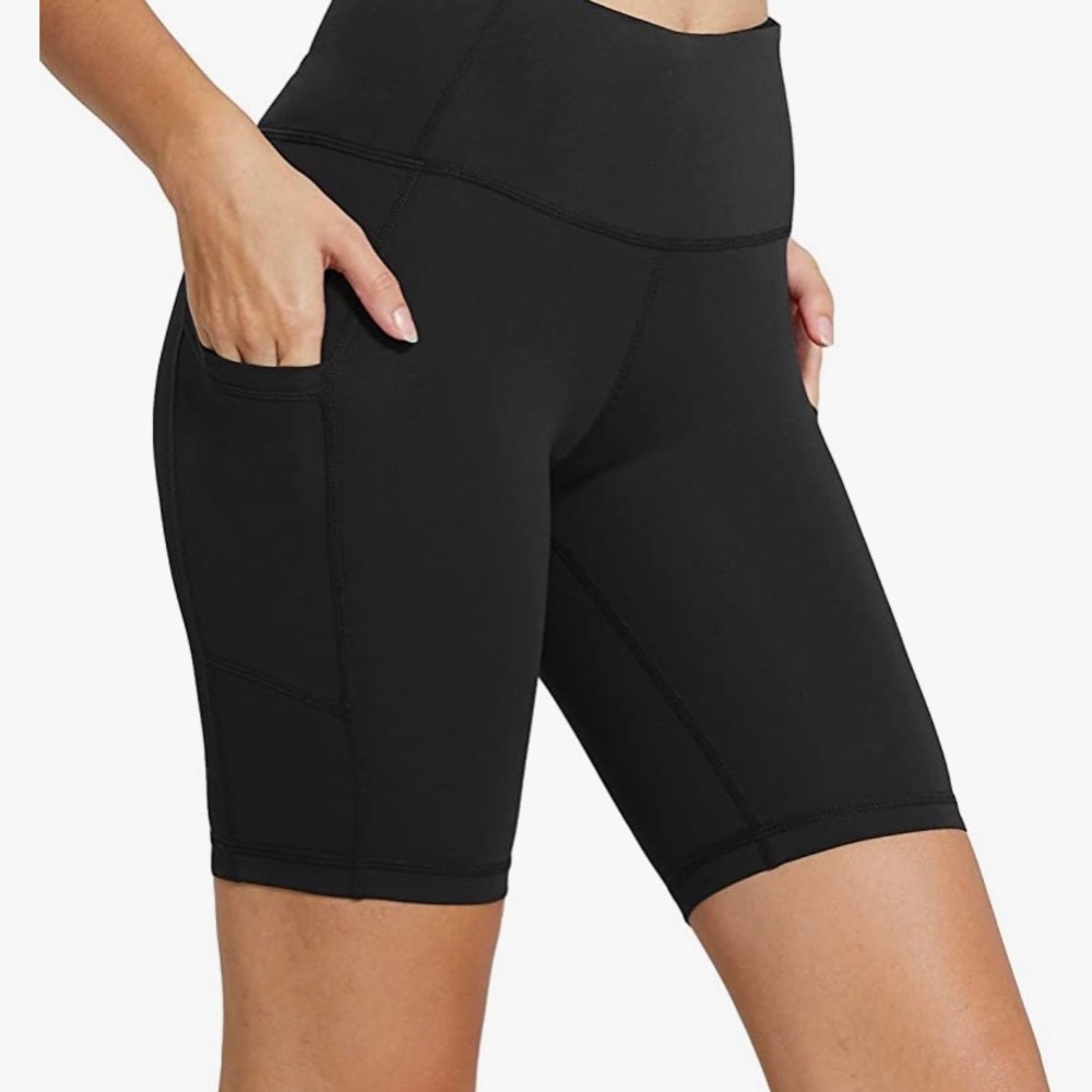Baleaf 8” / 5” High Waist Biker Shorts